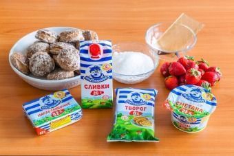 Творожный чизкейк без выпечки на пряничной основе — инструкция по приготовлению, шаг 1